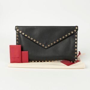 Rockstud Envelope Clutch Bag